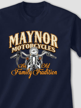 Motorcycle Family Tradition : Printed T-Shirts