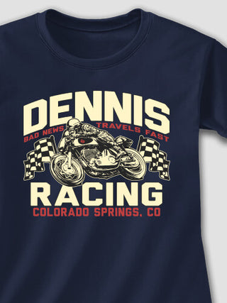 Motorcycle Racing : Printed T-Shirts