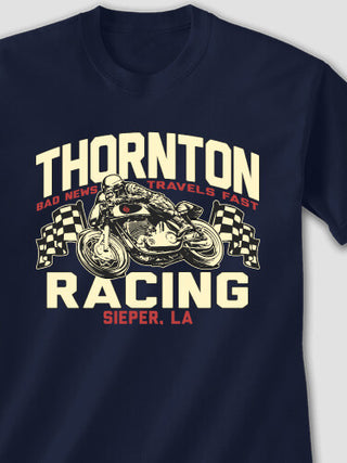 Motorcycle Racing : Printed T-Shirts
