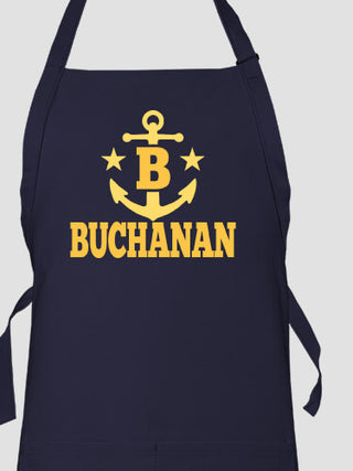 Nautical Monogram : Printed Aprons