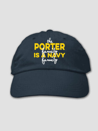 Navy Family : Embroidered Baseball Hats
