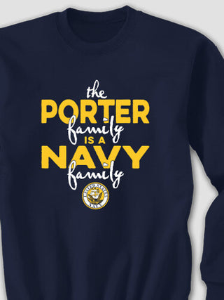 Navy Family : Printed Sweatshirts