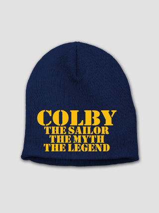 Navy Myth Legend : Embroidered Beanies