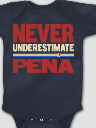 Never Underestimate : Printed Baby Bodysuits