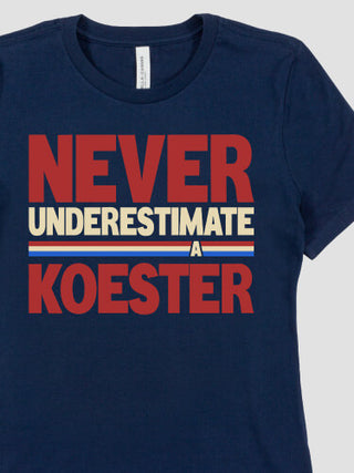 Never Underestimate : Premium Ladies T-Shirts