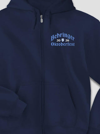 Oktoberfest : Embroidered Zip Hoodies