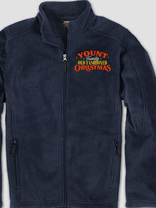 Old Fashioned Christmas : Embroidered Fleece Jackets