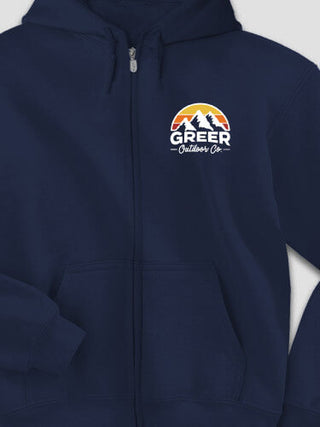 Outdoor Company : Embroidered Zip Hoodies