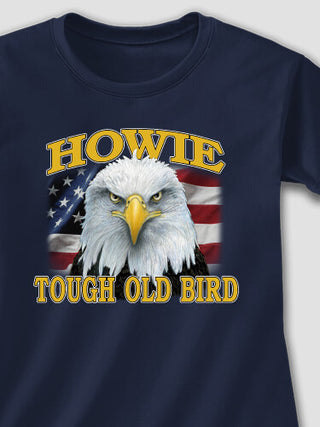 Patriotic Tough Old Bird : Printed T-Shirts