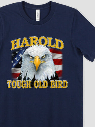 Patriotic Tough Old Bird : Printed T-Shirts