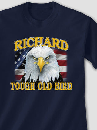 Patriotic Tough Old Bird : Printed T-Shirts
