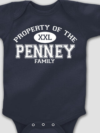 Property of Family : Printed Baby Bodysuits