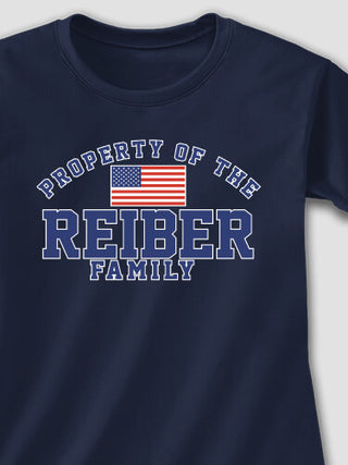 Property of Flag : Printed T-Shirts