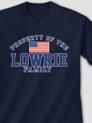 Property of Flag : Printed T-Shirts