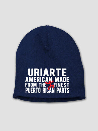 Puerto Rican Parts : Embroidered Beanies