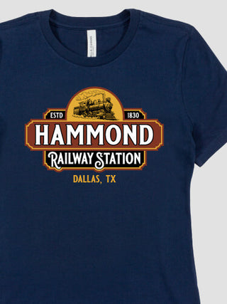 Railway Station : Premium Ladies T-Shirts