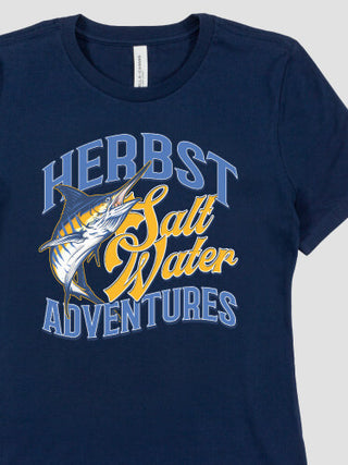 Salt Water Adventures : Premium Ladies T-Shirts