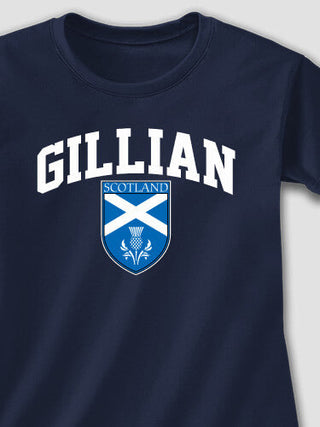 Scottish Shield : Adult Ladies Fitted T-Shirt