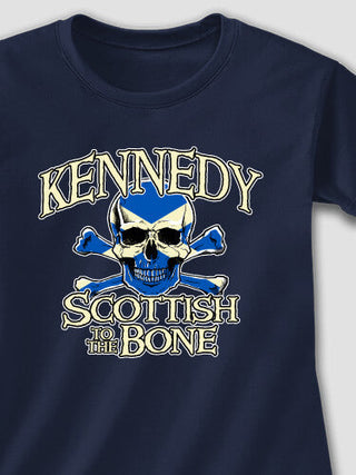 Scottish to the Bone : Adult Ladies Fitted T-Shirt