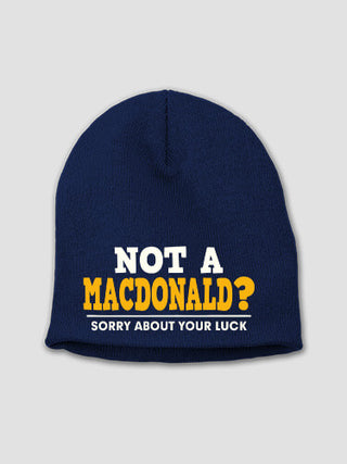 Sorry About Your Luck : Embroidered Beanies