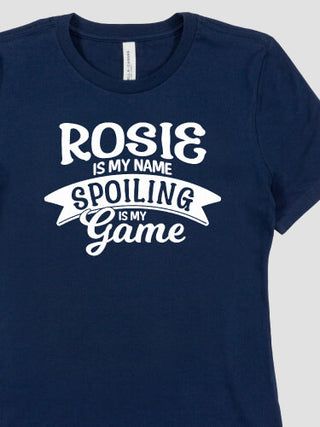 Spoiling Is My Game : Premium Ladies T-Shirts