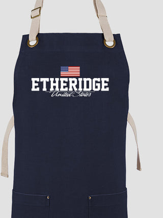 American Flag : Printed Canvas Work Aprons