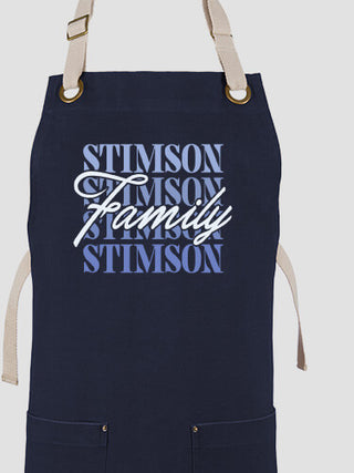 Family Repeat : Printed Canvas Work Aprons