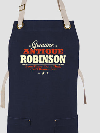 Genuine Antique : Printed Canvas Work Aprons
