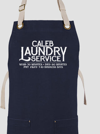 Laundry Service : Printed Canvas Work Aprons
