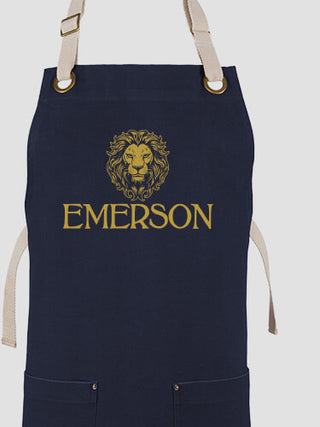 Lion : Printed Canvas Work Aprons