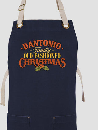 Old Fashioned Christmas : Printed Canvas Work Aprons