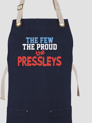 The Few The Proud : Printed Canvas Work Aprons