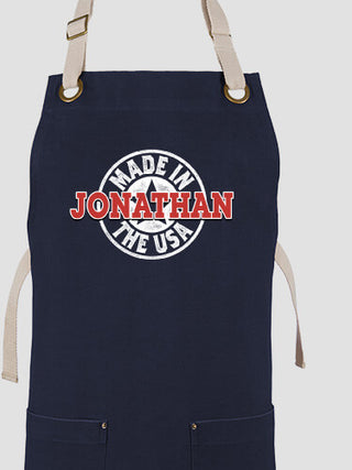 USA Stamp : Printed Canvas Work Aprons