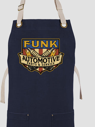 Vintage Automotive : Printed Canvas Work Aprons