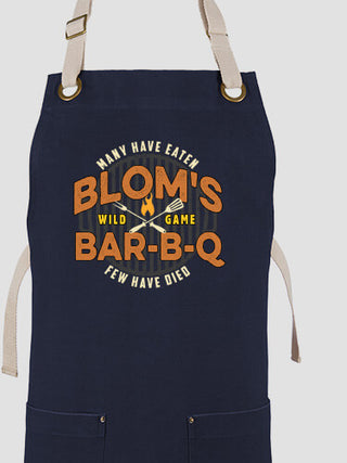 Wild Game Few Have Died BBQ : Printed Canvas Work Aprons