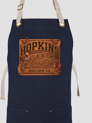 Wood Carving : Printed Canvas Work Aprons