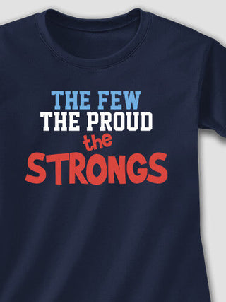 The Few The Proud : Adult Ladies Fitted T-Shirt