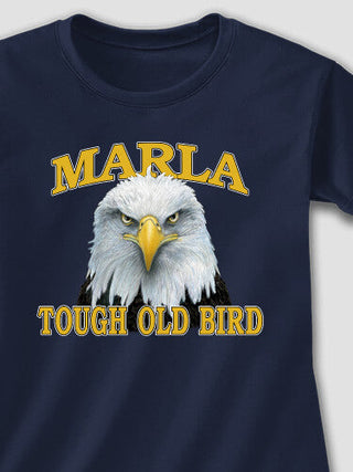 Tough Old Bird : Adult Ladies Fitted T-Shirt