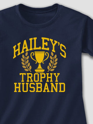 Trophy Husband : Adult Ladies Fitted T-Shirt