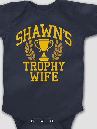 Trophy Wife : Printed Baby Bodysuits