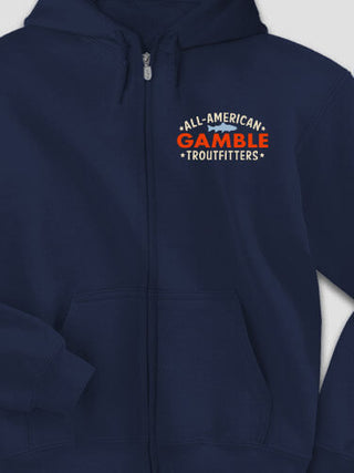Troutfitters : Embroidered Zip Hoodies