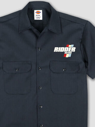 Vintage Motors : Embroidered Work Shirts
