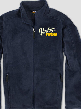 Vintage : Embroidered Fleece Jackets