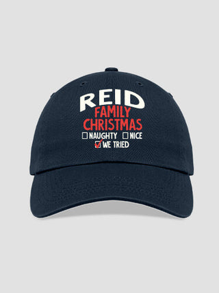 We Tried : Embroidered Baseball Hats