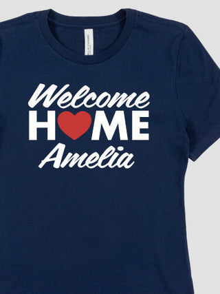 Welcome Home Heart : Premium Ladies T-Shirts