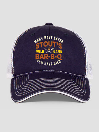 Wild Game Few Have Died BBQ : Embroidered Trucker Hats