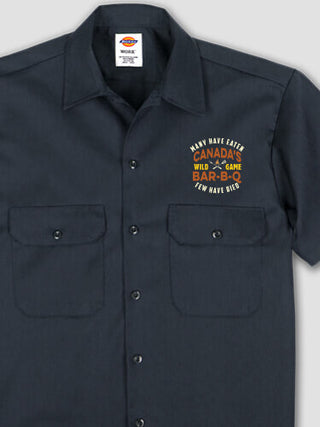 Wild Game Few Have Died BBQ : Embroidered Work Shirts