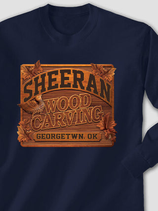 Wood Carving : Printed Long Sleeves