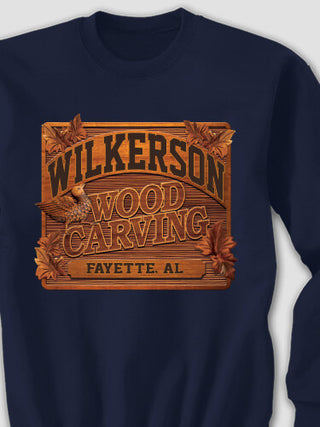 Wood Carving : Printed Sweatshirts