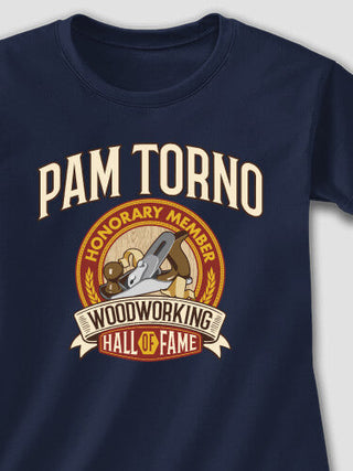 Woodworking Hall Of Fame : Adult Ladies Fitted T-Shirt